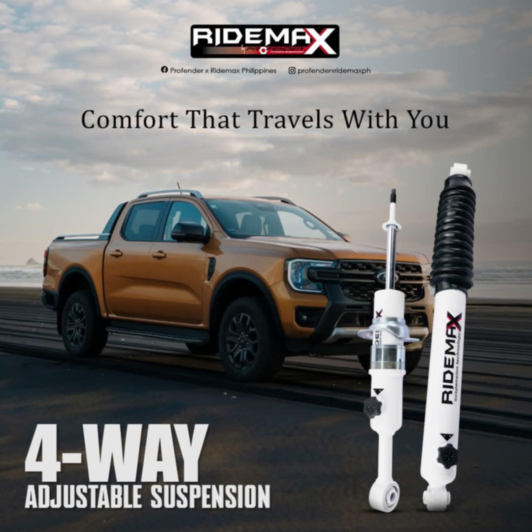 RideMax 4-way Adjustable Suspension